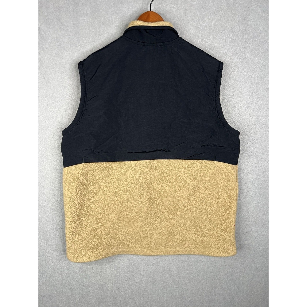 Eddie Bauer EBtek Black‎ & Tan Sherpa Lined Vest Sz Men's L - Picture 7 of 7